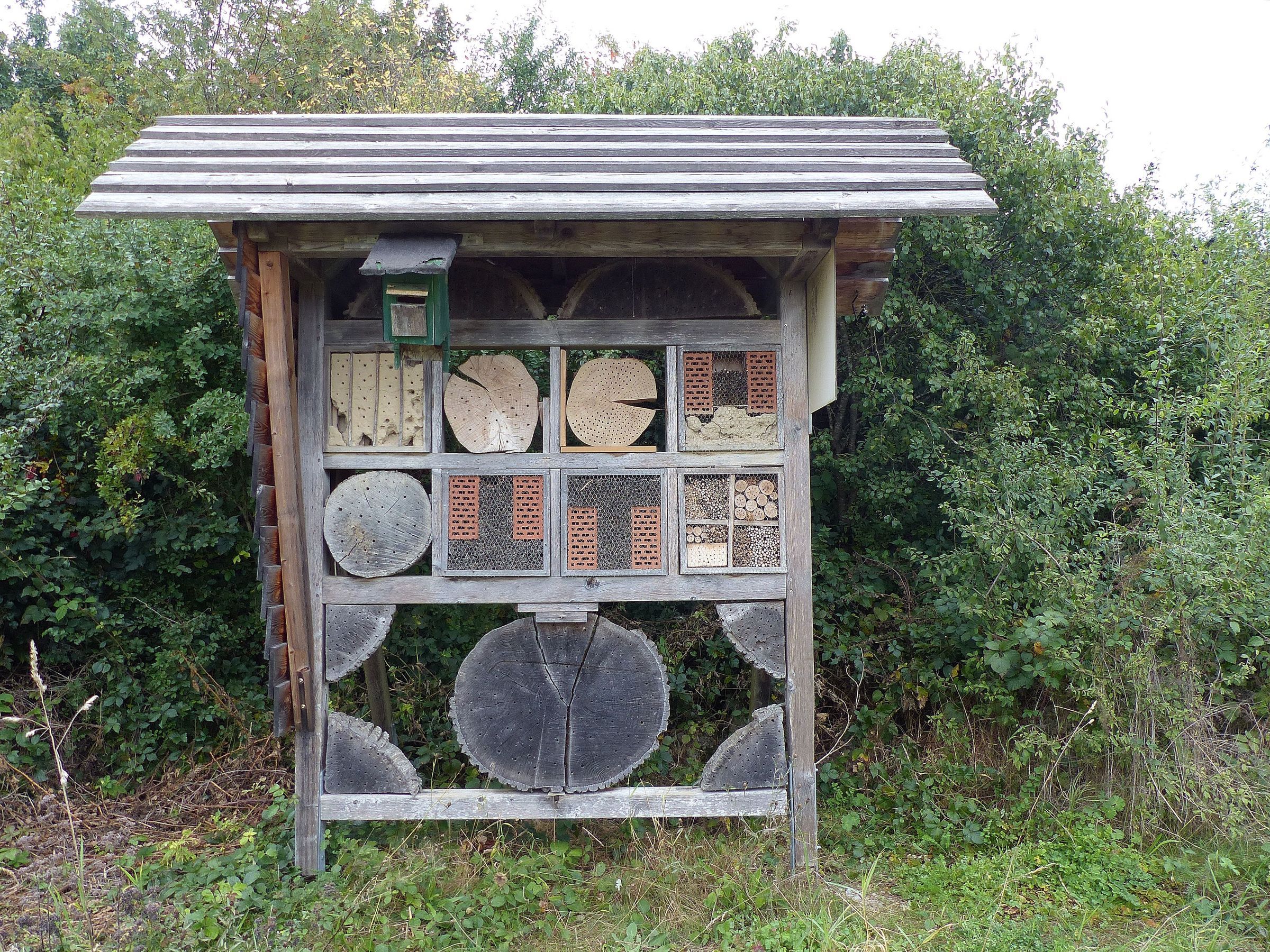 Insektenhotel der Ortsgruppe Traunreut