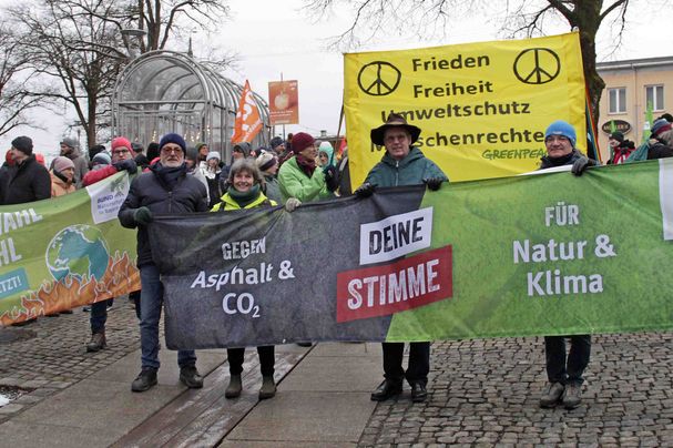 Klimademo vom 14.02.25 in Traunstein