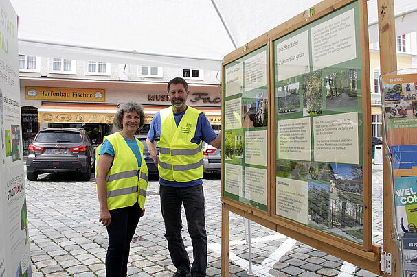 Infotafeln des BN zum Nutzen von Stadtgrün