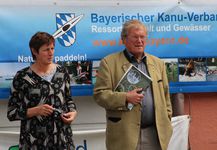 v.l.: Dr. Astrid Rössler ( Landeshauptmannstellvertreterin aus Salzburg), Prof.Dr. Hubert Weiger (Landesvorsitzender BUND Naturschutz) (Foto: BN)