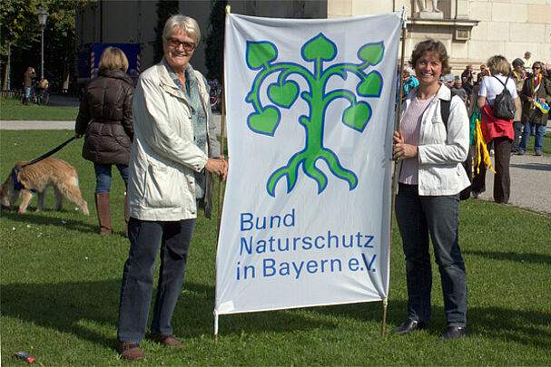 BUND Naturschutz Traunstein bei der Anti-Atom-Demo 2010 in München