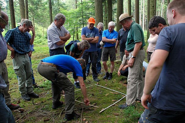 Waldexkursion des Bund Naturschutz Traunstein