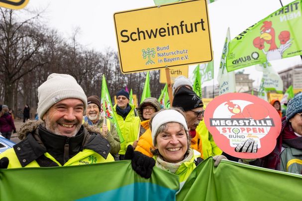 Teilnehmer des Landesverbandes und unserer Kreisgruppe bei der WHES Demo 2026 in Berlin