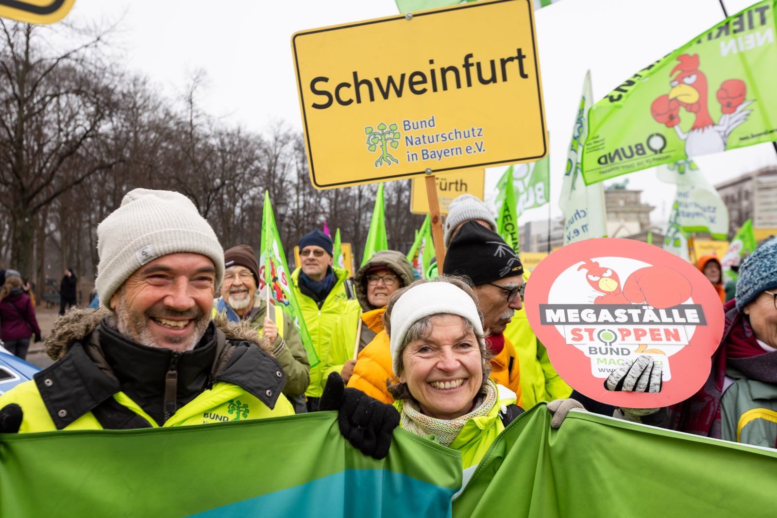 Teilnehmer des Landesverbandes und unserer Kreisgruppe bei der WHES Demo 2026 in Berlin