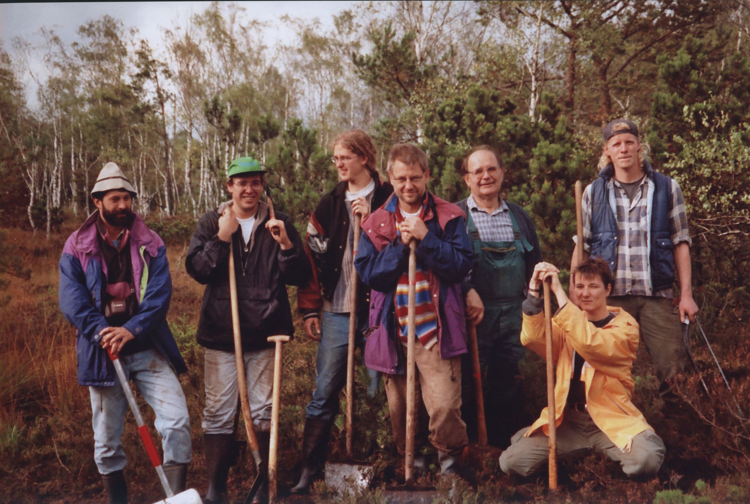 Foto vom Helferteam in den Kendlmühlfilzen