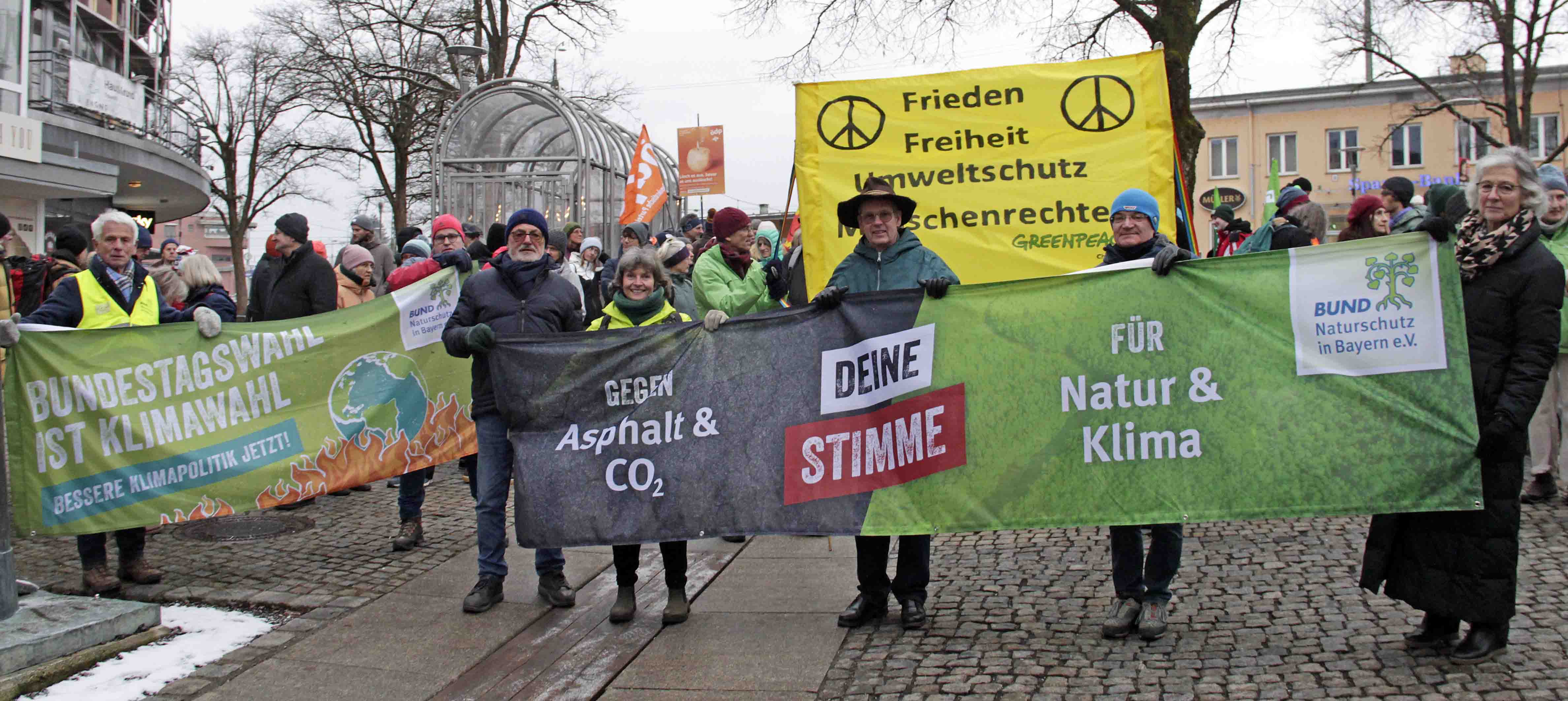 Klimademo vom 14.02.25 in Traunstein