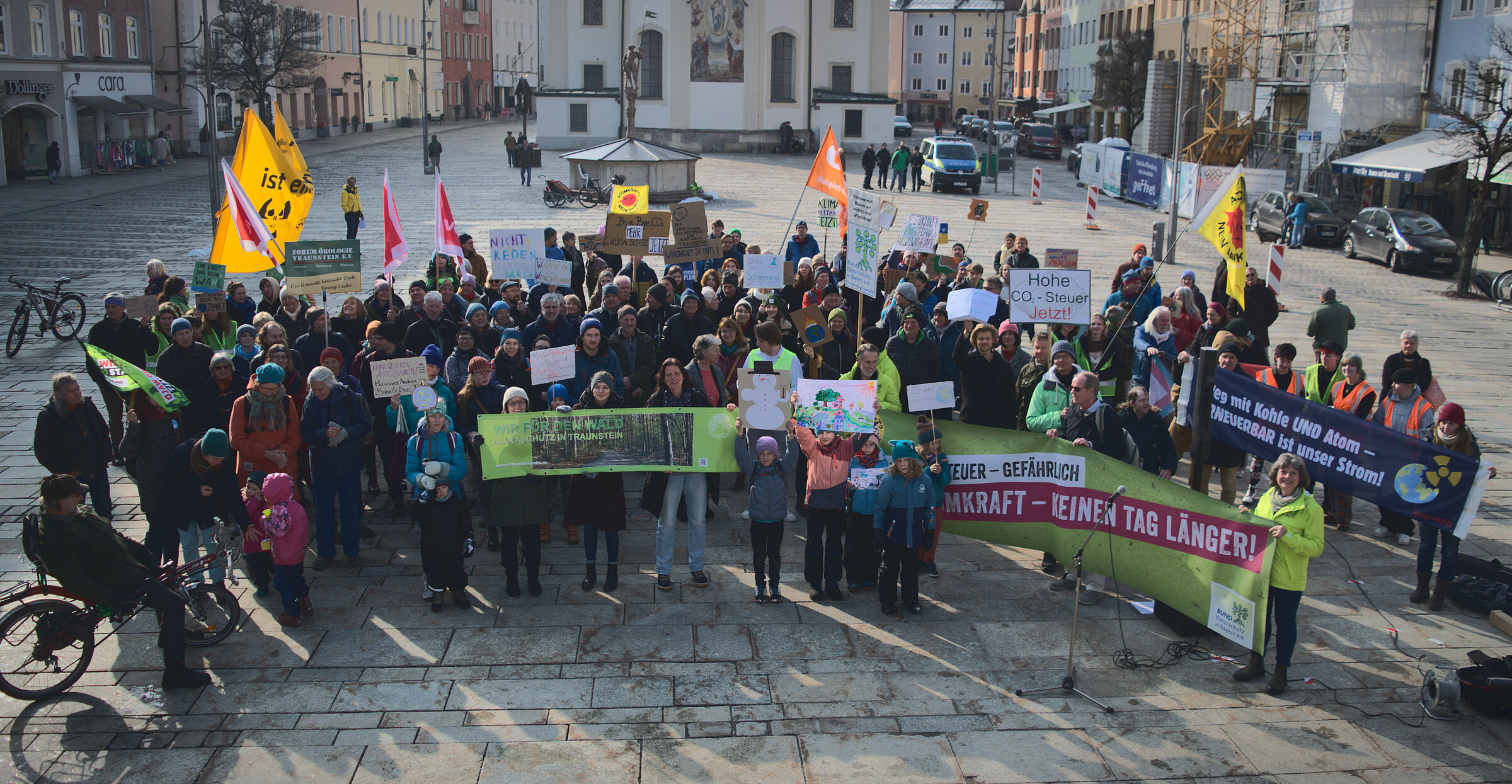 Klimademo in Traunstein 3.3.23