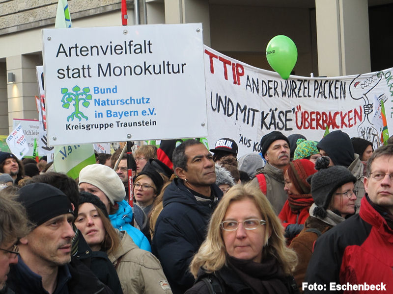 Bilder von der Agrardemo 2015 in Berlin