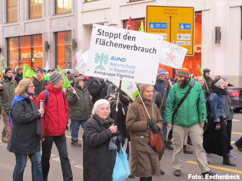 Bilder von der Agrardemo 2015 in Berlin