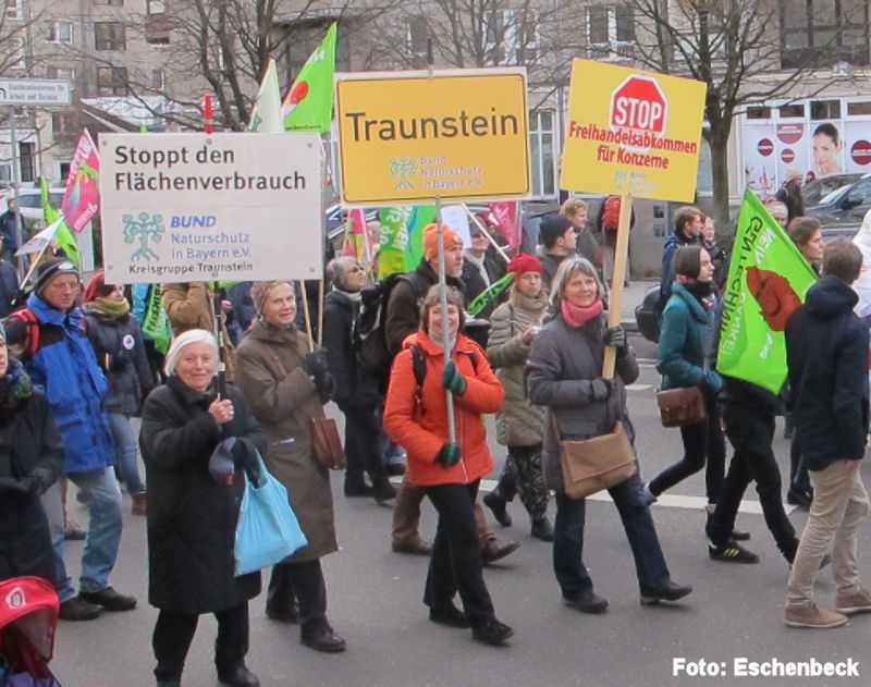 Bilder von der Agrardemo 2015 in Berlin