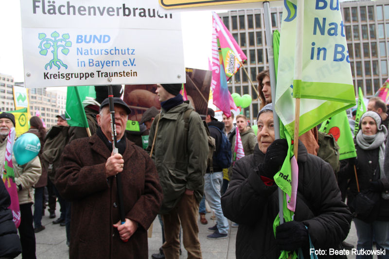 Bilder von der Agrardemo 2015 in Berlin