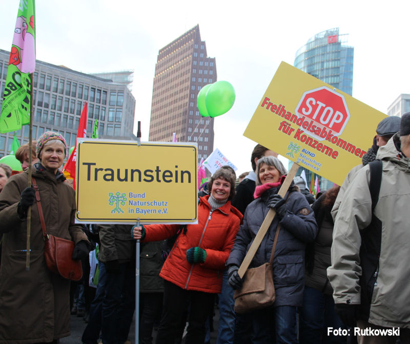 Bilder von der Agrardemo 2015 in Berlin