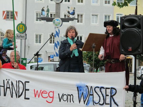 BUND Naturschutz Traunstein - Demo gegen CETA